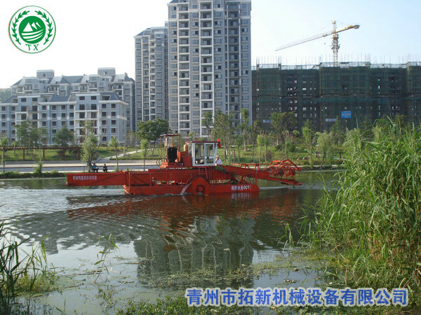 销往河南南阳全自动割草船【工作视频】